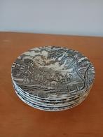 Myott Royal Mail diepborden bruin,6stuks, nieuwstaat, Antiek en Kunst, Antiek | Servies los, Ophalen of Verzenden