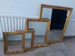 Barok Spiegels Gouden lijst 4 stuks., Ophalen, Minder dan 50 cm, Gebruikt, Minder dan 100 cm