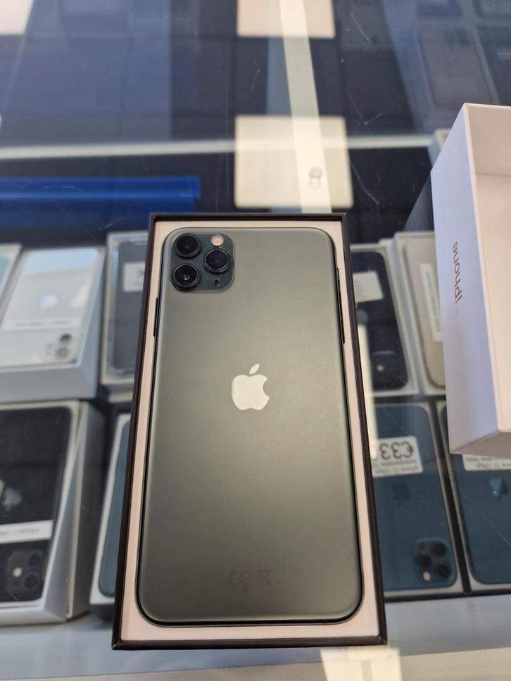 IPhone 11 pro max 2jaar garantie, Telecommunicatie, Mobiele telefoons | Apple iPhone, Gebruikt, 256 GB, Groen, Ophalen of Verzenden