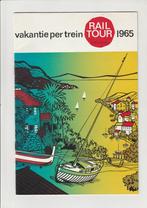 catalogus vakantie per trein 1965, Verzamelen, Spoorwegen en Tramwegen, Boek of Tijdschrift, Gebruikt, Ophalen of Verzenden, Trein