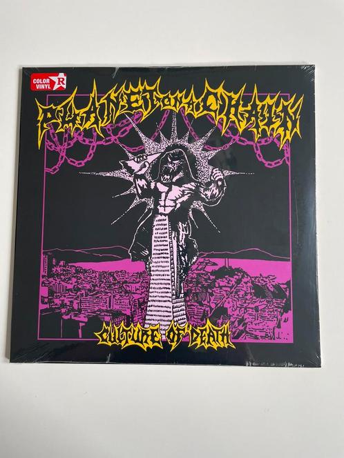 Planet on a chain - culture of death Lp, Cd's en Dvd's, Vinyl | Hardrock en Metal, Nieuw in verpakking, Verzenden