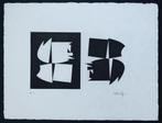 Zeefdruk Victor Vasarely - Noir et Blanc, Antiek en Kunst, Kunst | Litho's en Zeefdrukken, Ophalen