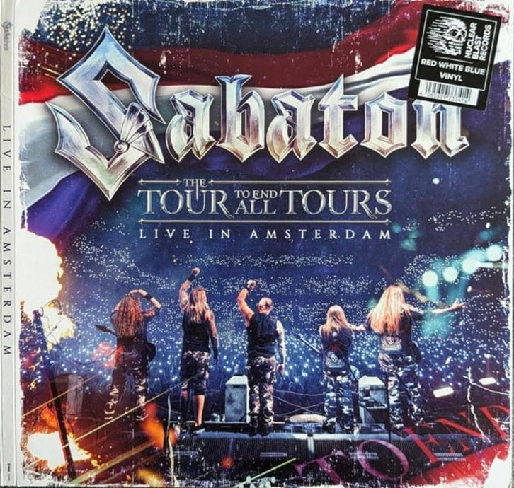 Sabaton – The Tour To End All Tours - Live In Amsterdam, Cd's en Dvd's, Vinyl | Hardrock en Metal, Nieuw in verpakking, Ophalen of Verzenden