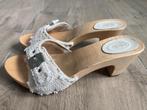 Halfhoge roomwitte kleppers Scholl in canvaslook mt 37, Kleding | Dames, Schoenen, Scholl, Wit, Gedragen, Sandalen of Muiltjes