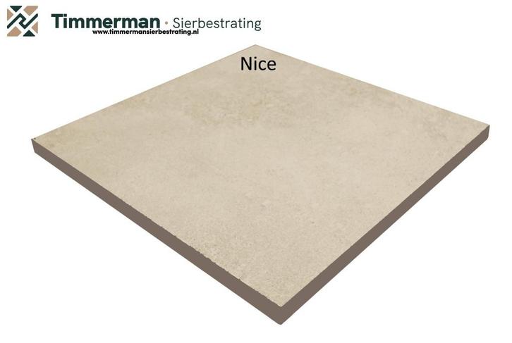 Keramische tuintegel Nice 60x60x3, Kera Massief, Aanbieding, Tuin en Terras, Tegels en Klinkers, Nieuw, Terrastegels, Keramiek