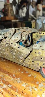 Super oude Meccano auto 40 cm lang met motor alles kan open, Ophalen of Verzenden