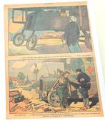 Prent Vliegtuig en Ambulance [c. 1915-20] Kleurenillustratie, Ophalen of Verzenden