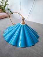 Vintage Emaille Lamp - Blauw, Huis en Inrichting, Lampen | Hanglampen, Ophalen of Verzenden, Minder dan 50 cm