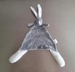 Knuffeldoekje Knuffel van Bambino Grijs Konijn met Streepjes, Kinderen en Baby's, Speelgoed | Knuffels en Pluche, Ophalen of Verzenden