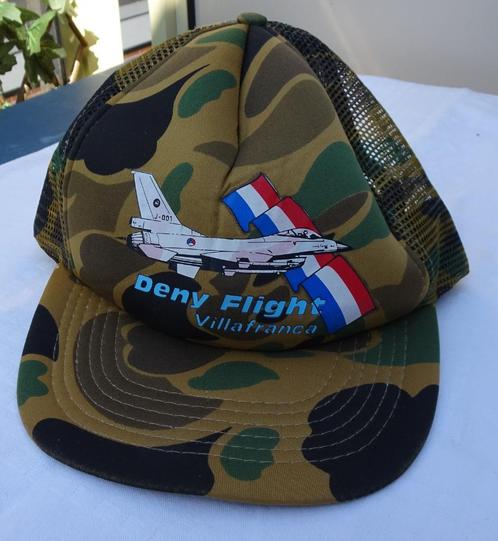 Cap Deny Flight  Twenthe AB in Italië  luchtmacht F-16, Verzamelen, Militaria | Algemeen, Luchtmacht, Overige typen, Nederland