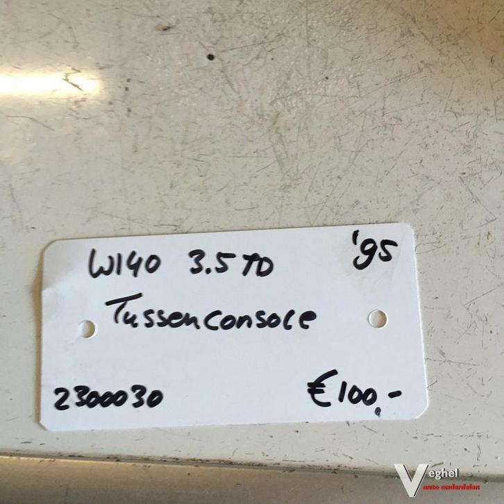 Mercedes W140 3.5 Turbodiesel 1995 wagennr 2300030 Middencon, Auto-onderdelen, Dashboard en Schakelaars, Gebruikt, Ophalen