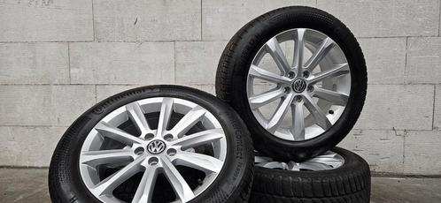 17" VW Passat B8 3G T-Roc originele velgen winterbanden, Auto-onderdelen, Banden en Velgen, Banden en Velgen, Winterbanden, 17 inch