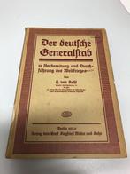 Der Deutsche Generalstab voorbereiding ww1 uit 1920, Boeken, Gelezen, Ophalen of Verzenden, Voor 1940