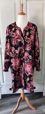 Norah blouse / jurk met bloemen maat 48 (€10,-), Overige kleuren, Maat 46/48 (XL) of groter, Ophalen of Verzenden, Zo goed als nieuw