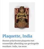 Houten beeld India, Antiek en Kunst, Ophalen of Verzenden