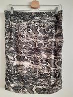 Slangenprint Rok - Maat M, Kleding | Dames, Rokken, Maat 38/40 (M), Zwart, Ophalen of Verzenden, Onbekend