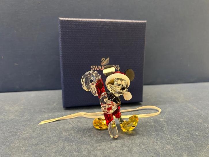 Swarovski Disney Mickey Mouse Kerst Ornament., Verzamelen, Swarovski, Nieuw, Figuurtje, Ophalen of Verzenden
