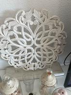 Houten Wand/Raamdecoratie Ornament 2stuks, Ophalen, Gebruikt