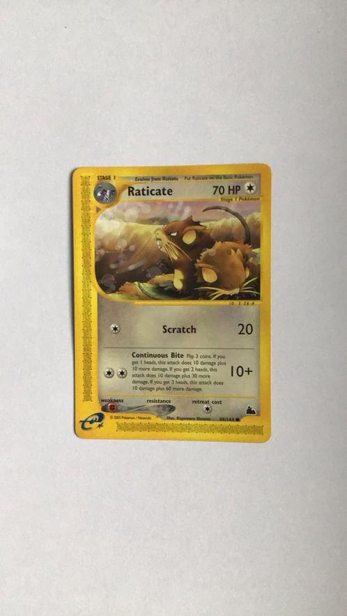 Raticate – 2003 – 89/144 – ID: E-28-# – €3,50, Hobby en Vrije tijd, Verzamelkaartspellen | Pokémon, Zo goed als nieuw, Ophalen