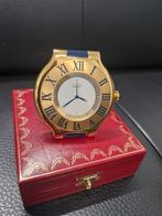 Orginele Cartier reiswekker verguld., Overige merken, Cartier, ., Ophalen of Verzenden