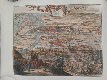 Het Beleg van Haarlem 1677 op dik papier met schutblad beschikbaar voor biedingen