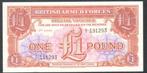 Bankbiljet - British Armed Forces BAF 1 Pound 1956 - UNC., Postzegels en Munten, Bankbiljetten | Europa | Niet-Eurobiljetten, Ophalen of Verzenden