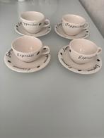Espresso & Cappuccino Kop en Schotel Set, Huis en Inrichting, Keuken | Servies, Keramiek, Ophalen of Verzenden, Zo goed als nieuw