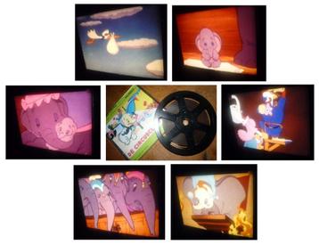 8mm film Disney Dumbo Circus -kleur - geluid NL - mooi -    