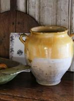 Antieke Franse confit pot, Ophalen of Verzenden