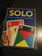 Solo, kaartspel, Hobby en Vrije tijd, Gezelschapsspellen | Kaartspellen, Een of twee spelers, Ophalen of Verzenden, Zo goed als nieuw
