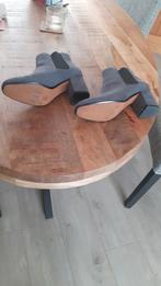 Grijze suède enkellaarsjes H&M 39. Nieuw., Ophalen of Verzenden, Zo goed als nieuw, Rond, Casual