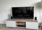 IKEA Besta TV-meubel + wandkast - ophalen in Duivendrecht, Huis en Inrichting, Ophalen, Eikenhout, Zo goed als nieuw, Minder dan 100 cm