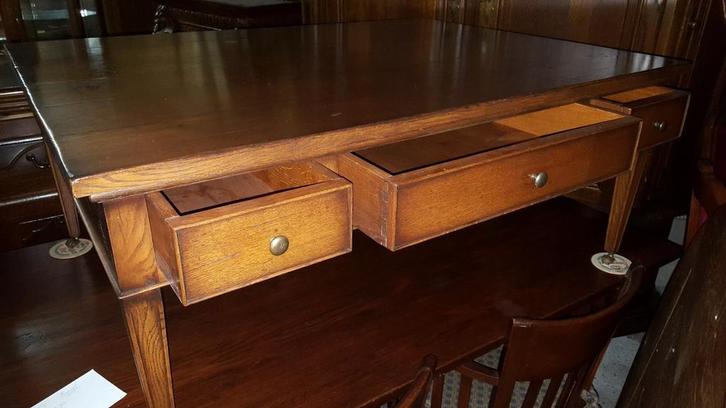 Kersenhout salontafel met lades, Antiek en Kunst, Antiek | Meubels | Tafels, Ophalen