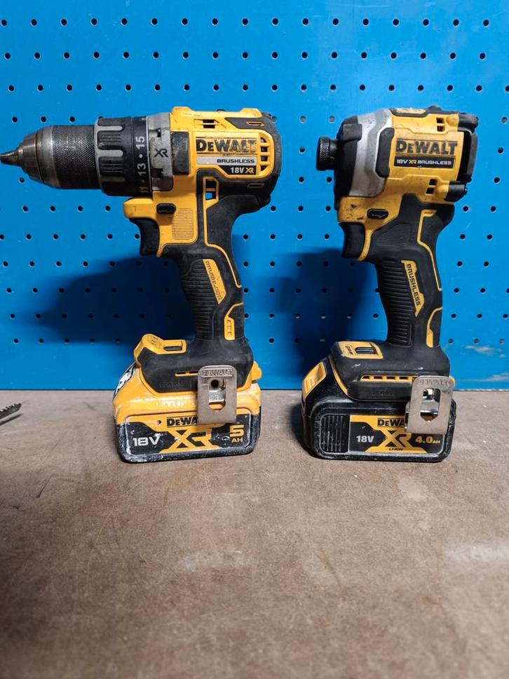 DeWalt 18v accu boormachine + slagschroevendraaier, Doe-het-zelf en Verbouw, Gereedschap | Boormachines, Zo goed als nieuw, Boormachine