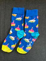 Sokken Happy Socks blauw taartjes maat 35-38, Sokken en Kniesokken, Blauw, Maat 35 t/m 38, Ophalen of Verzenden