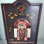 Wurlitzer jukebox wandbord, Ophalen, Gebruikt, Reclamebord