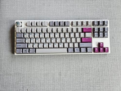 Ducky One 3 Mist TKL met Cherry Brown switches, Computers en Software, Toetsenborden, Zo goed als nieuw, Qwerty, Bedraad, Gaming toetsenbord
