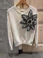 Trui studio Anneloes met zwarte bloem, Kleding | Dames, Truien en Vesten, Ophalen of Verzenden, Zo goed als nieuw, Maat 36 (S)