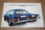 Zeldzame reclame-uitgave - VW Variant 411 E - 1970 !!, Ophalen of Verzenden, Gelezen, Volkswagen