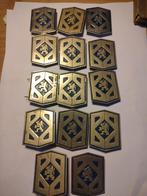 Verzameling BB Bescherming Bevolking Emblemen, Verzamelen, Ophalen of Verzenden, Landmacht, Nederland, Embleem of Badge