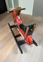 Houten Hobbel Motor - Stoer Speelgoed!, Kinderen en Baby's, Speelgoed | Hobbelfiguren, Ophalen, Zo goed als nieuw