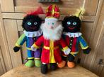 Sinterklaas & twee zwarte Pieten Knuffels, Ophalen of Verzenden, Zo goed als nieuw