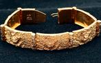 Schitterende massieve 14 karaat gouden Lapponia armband, Sieraden, Tassen en Uiterlijk, Armbanden, Goud, Ophalen of Verzenden