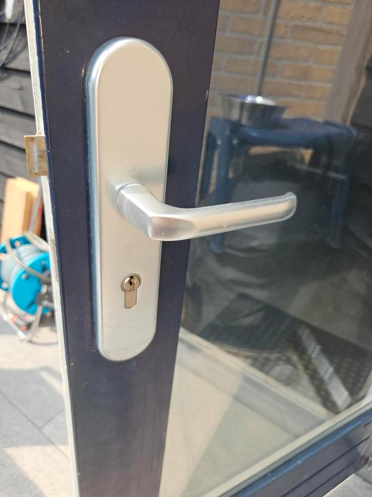 Veiligheidsbeslag, Doe-het-zelf en Verbouw, Hang- en Sluitwerk, Gebruikt, Klink of Kruk, Rvs, Ophalen of Verzenden