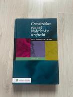 Grondtrekken van het Nederlandse strafrecht, Boeken, Studieboeken en Cursussen, Ophalen, Wolters Kluwer, Alpha, WO