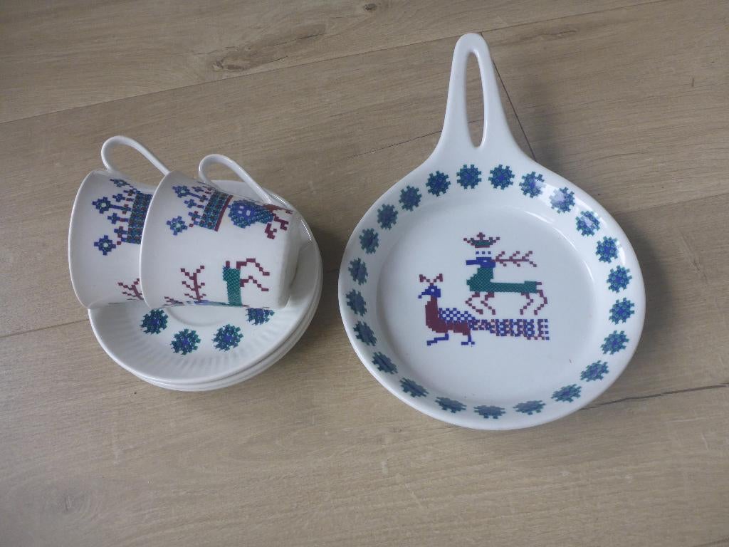 Serviesdelen figgjo flint menu herman bongaard 1960., Huis en Inrichting, Keramiek, Overige typen, Ophalen of Verzenden, Zo goed als nieuw