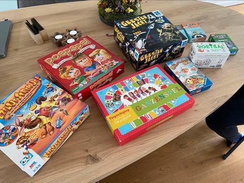 Diverse gezelschapsspellen, Hobby en Vrije tijd, Gezelschapsspellen | Bordspellen, Zo goed als nieuw, Ophalen