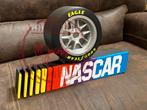 NASCAR Lichtreclame met Velg & Band - LED Verlichting, Ophalen of Verzenden, Nieuw, Auto's