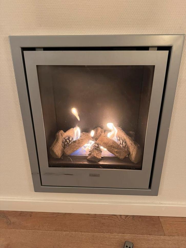 Inbouw gashaard Faber incl. Afstandsbediening, Huis en Inrichting, Haarden, Zo goed als nieuw, Gashaard, Ophalen