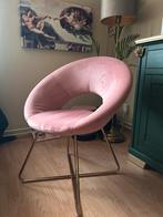VtWonen Roze goud fluwelen stoel fauteuil, Huis en Inrichting, Stoelen, Ophalen, Overige kleuren, Nieuw, Eén